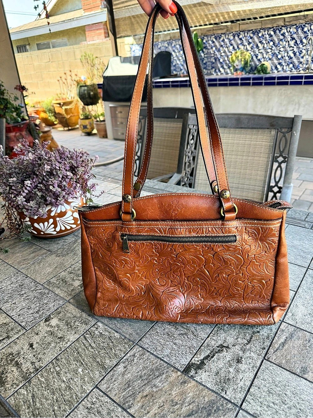 Patricia Nash Poppy Tote